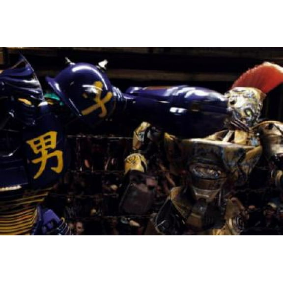 Real Steel Movie poster Metal Sign 8inx 12in Metal Print 8x12 #671792 Square Adults Best Posters