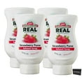 thumbnail image 1 of Real Strawberry Puree Infused Syrup | Desserts, Cocktails, Drinks | 16.9 oz. - Pack of 4, 1 of 4