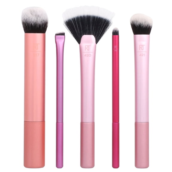 Real Techniques Artist Essentials Full Face Makeup Brush Set, 5pc