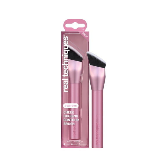 Real Techniques Cheek Hugging Contour Makeup Brush for Sculpting