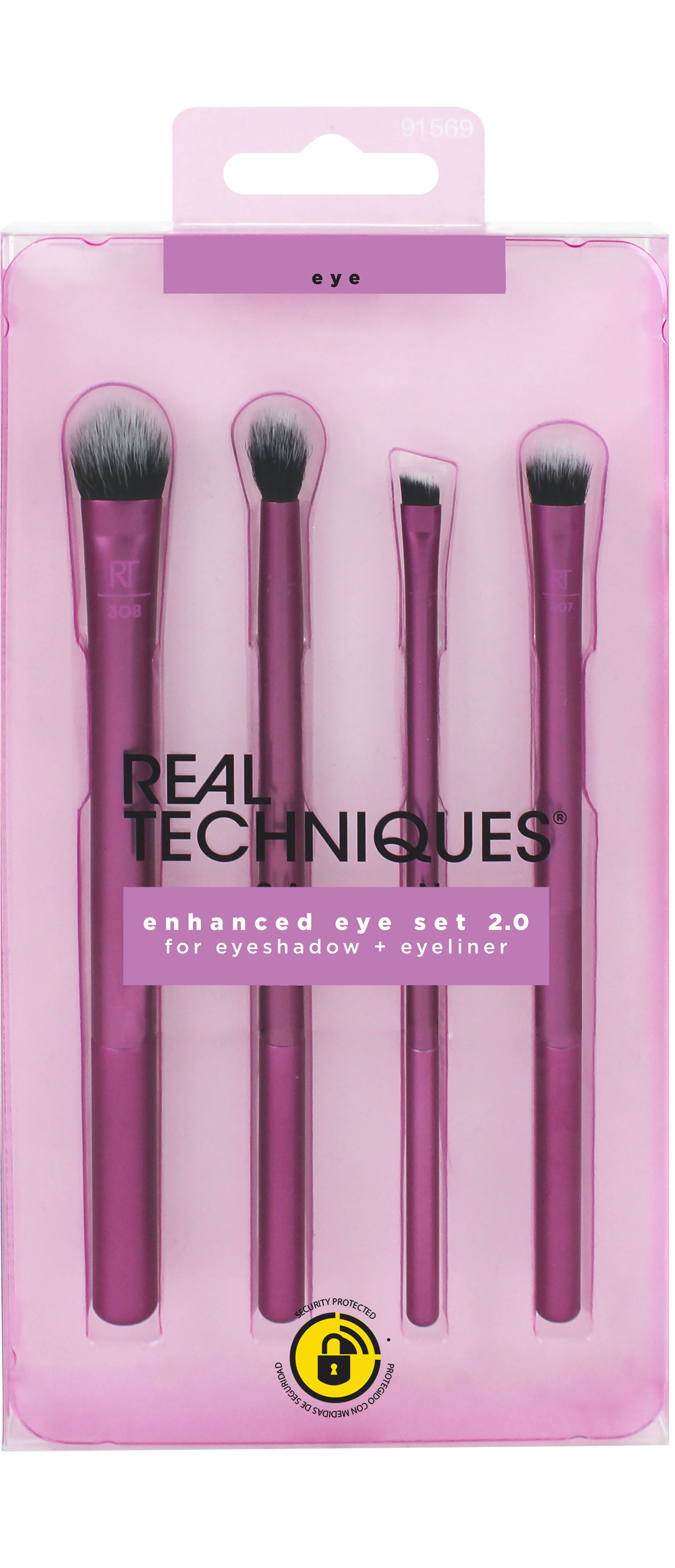 Real Techniques Enhanced Eye Makeup Brush Set, 4 Pieces - image 1 of 6