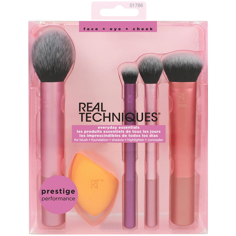 Real Techniques Everyday Essentials Kit, Makeup Brush & Beauty