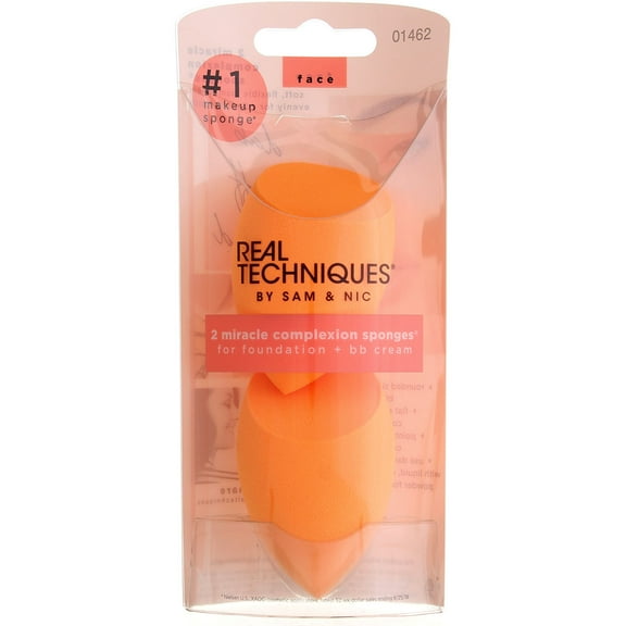 Real Techniques Miracle Complexion Sponges 2 ea (Pack of 4)
