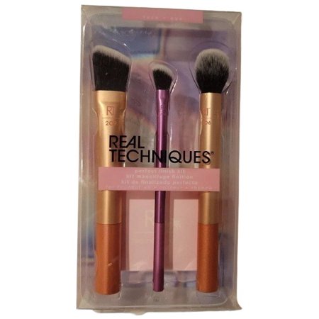 Real Techniques Perfect Finish Kit Brush Set 3 brushes