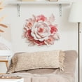 thumbnail image 1 of VBXOAE Real Three-dimensional Flowers Bedroom Living Room Entrance Home Decoration Wall Stickers Self-adhesive Stickers PINK, 1 of 4
