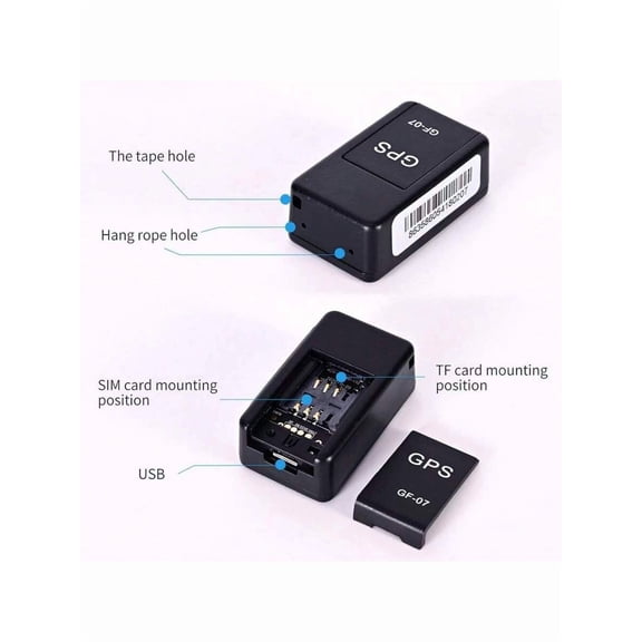 [Real-Time GPS Tracker] Real-Time Mini GPS Tracker For Vehicles - No Monthly Fee Wireless Hidden GPS Trackers Device For Car With Smart Phone App