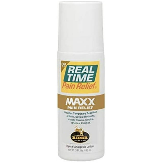 Real Time Pain Relief Roll On Real Time MAXX Arthritis Medicine - Topical Relieving Roll-On (3oz