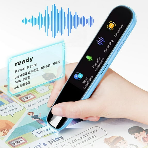 Real Time Translator Pen Scanner, 112 Languages Translator Pen No WiFi Needed with WiFi/Offline/Photo Support for Students Adults Traveler Business