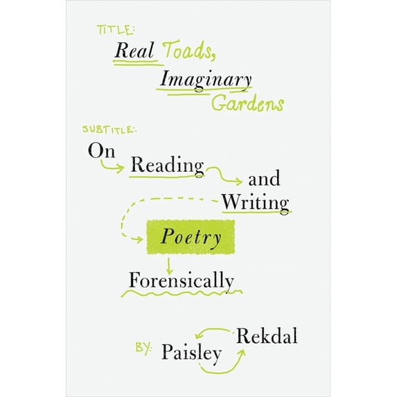 Real Toads, Imaginary Gardens: On Reading and Writing Poetry Forensically, (Paperback)