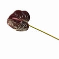 thumbnail image 1 of Real Touch Anthurium Artificial Flowers, Silk Filler for Wedding Bouquets Centerpieces Vase Table Floral Arrangement Home Garden Decoration, 1 of 4