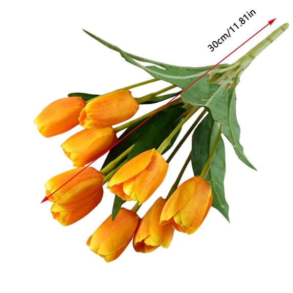 Real Touch Artificial Bridal Bouquet - Silk Wedding Flowers for Centerpieces, Home Decor, for Indoor/Outdoor, Anniversary, Table Vase