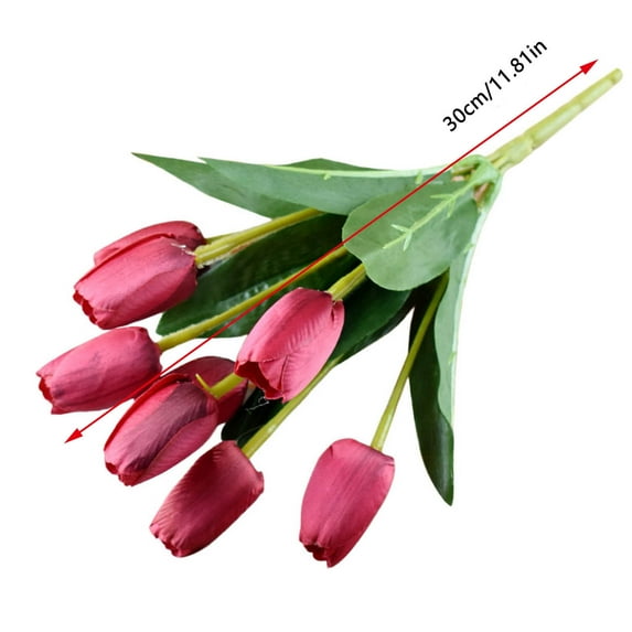 Real Touch Artificial Bridal Bouquet - Silk Wedding Flowers for Centerpieces, Home Decor, for Indoor/Outdoor, Anniversary, Table Vase