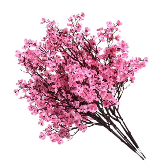 Real Touch Artificial Flowers Bundles,18.97 Inch Plastic Fake Flowers,Artificial Fake Flowers with Stems Branches for Vase Wedding Party Garden Home Decor Centerpiece Arrangements