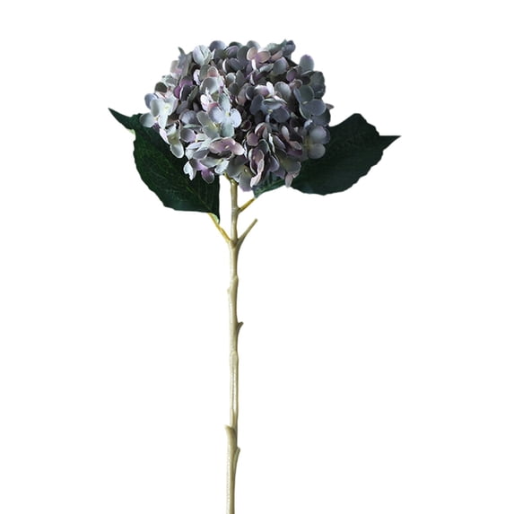 Real Touch Hydrangea Artificial Flowers, Faux Hydrangea Flowers Latex Fake Flowers for Home Decor Party Floral Arrangements Wedding Bouquets Centerpieces Outdoor Decor, 1 Pcs, 19.7x5.9"