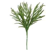 Real Touch Norfolk Pine Branch,Artificial Christmas Green Plants Branches, Artificial Green Pined Stems Simulated Christmas Green Pined Branches Home Interior Christmas Decoration