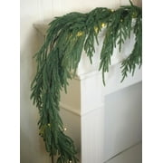 Real Touch Norfolk Pine Christmas Garland Norfolk, 9FT