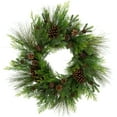 thumbnail image 1 of Real Touch™️ Pinecones and Jingle Bells Artificial Christmas Wreath - 26" - Unlit, 1 of 10