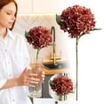 thumbnail image 1 of Real Touch Silk Hydrangea Artificial Flowers, 25.98 Inch Full Faux Hydrangea Blooms with Stems for Home Decor Party Wedding Centerpiece Bouquet, 1 of 7
