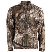 Realtree Men's 1/4 Zip Performance Hoodie, Realtree APX, Size Medium