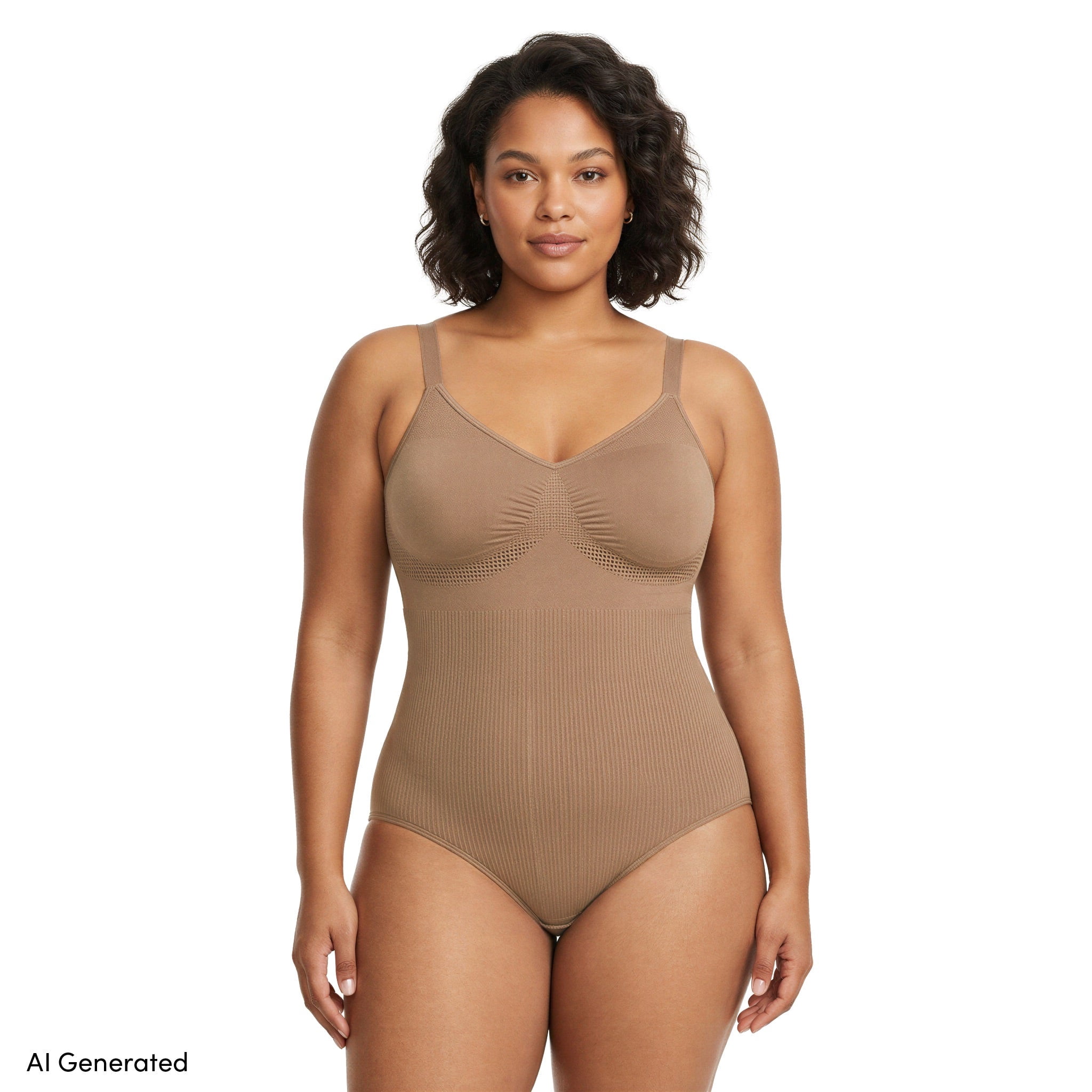 Real Underwear Comfort by Real Women's Seamless Shaping Bodysuit, Sizes S-2X