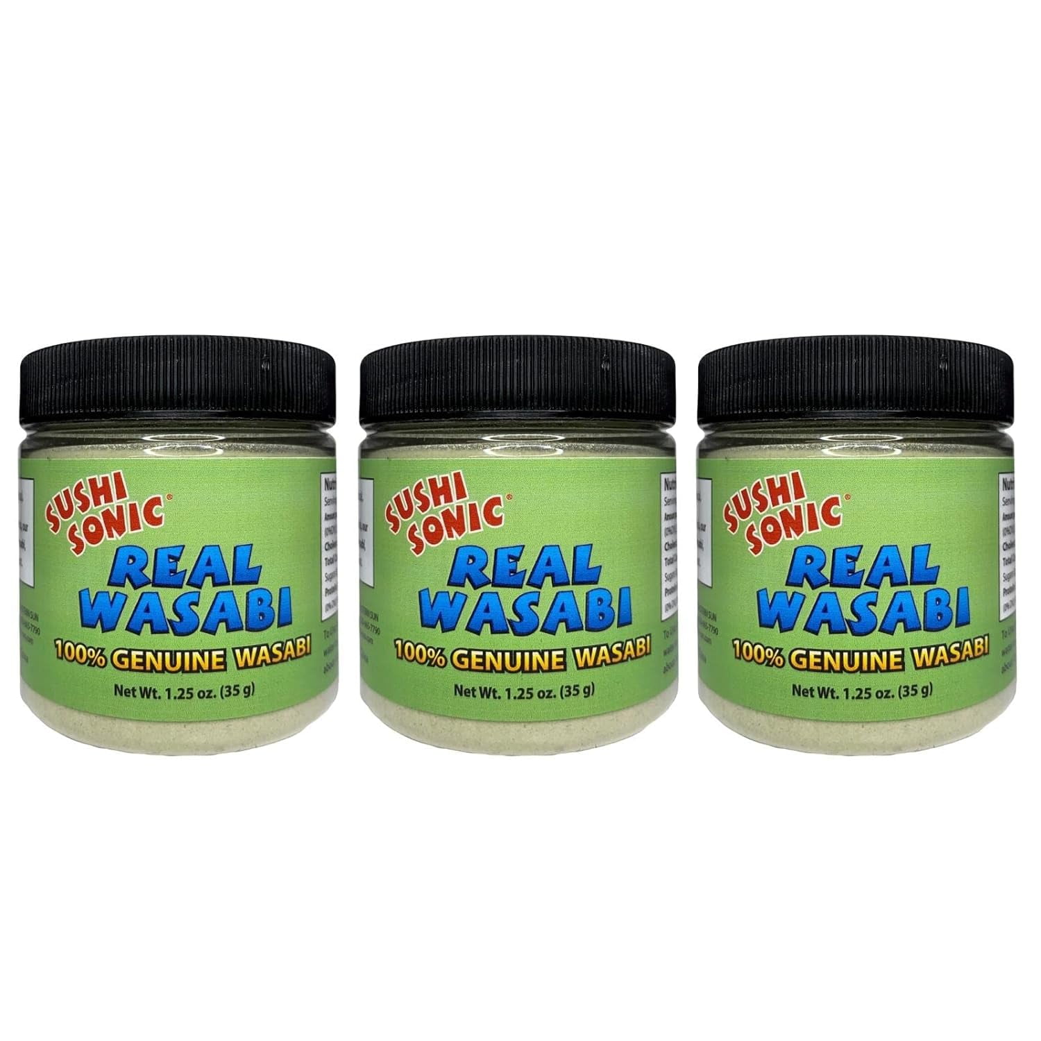 Real Wasabi Powder, No Fillers, Vegan, NonGMO, Use Authentic Wasabi