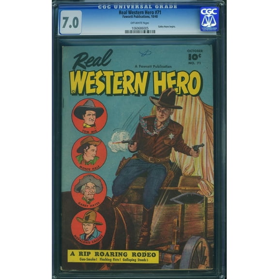 Real Western Hero #71 - CGC 7 Comic Book