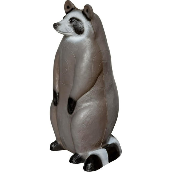 Real Wild Raccoon 3D Archery Target Life-Size EZ-Pull Self-Healing Foam, IBO Scoring Rings, Field-Point & Broadhead-Ready Small-Game Practice for Compound & Crossbows$$Other