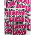 thumbnail image 1 of Real Women Pray Iron on Patch, Powerful Patch, Sew On Patch, Embroidered Patch, DIY, Cute Patch, Afrocentric Patch, Embroidery Design, 1 of 9