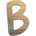 thumbnail image 1 of Real Wood Letter A Paintable, Unpainted 3'' Small Alphabet Letter, DIY Craft, 1 of 3