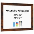 thumbnail image 1 of DOLLAR BOSS Magnetic Dry Erase Whiteboard, 18"x24" Magnetic Whiteboard for Wall Vintage Wood Frame Wall-Mounted White Board Decorative Notice Board for Wall, Office, Home 4 Markers 8 Magnets, 1 of 11