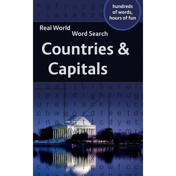 Real World Word Search: Countries Capitals Paperback 1081367563 9781081367565 Arthur Kundell