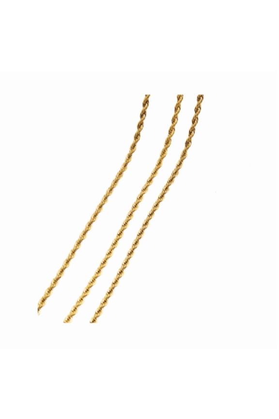 Real Yellow Gold Chain 14K  30 Inches 5.0 mm MADE IN ITALY