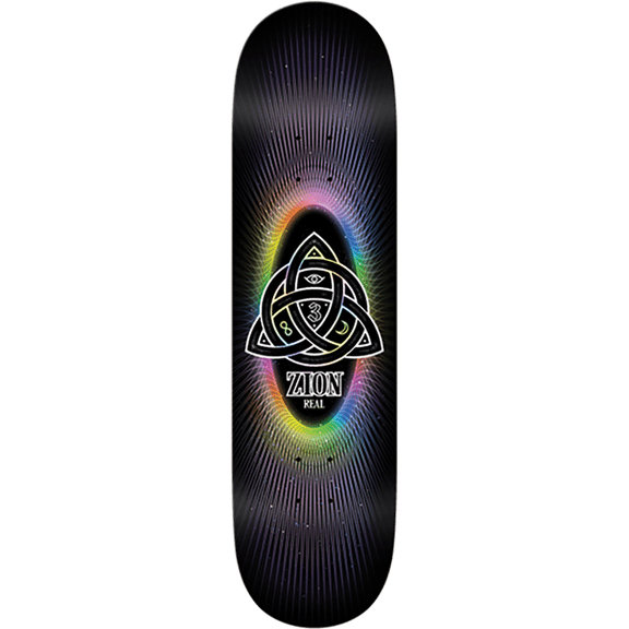 Real Zion Power Of Threes Skateboard Deck 8.5