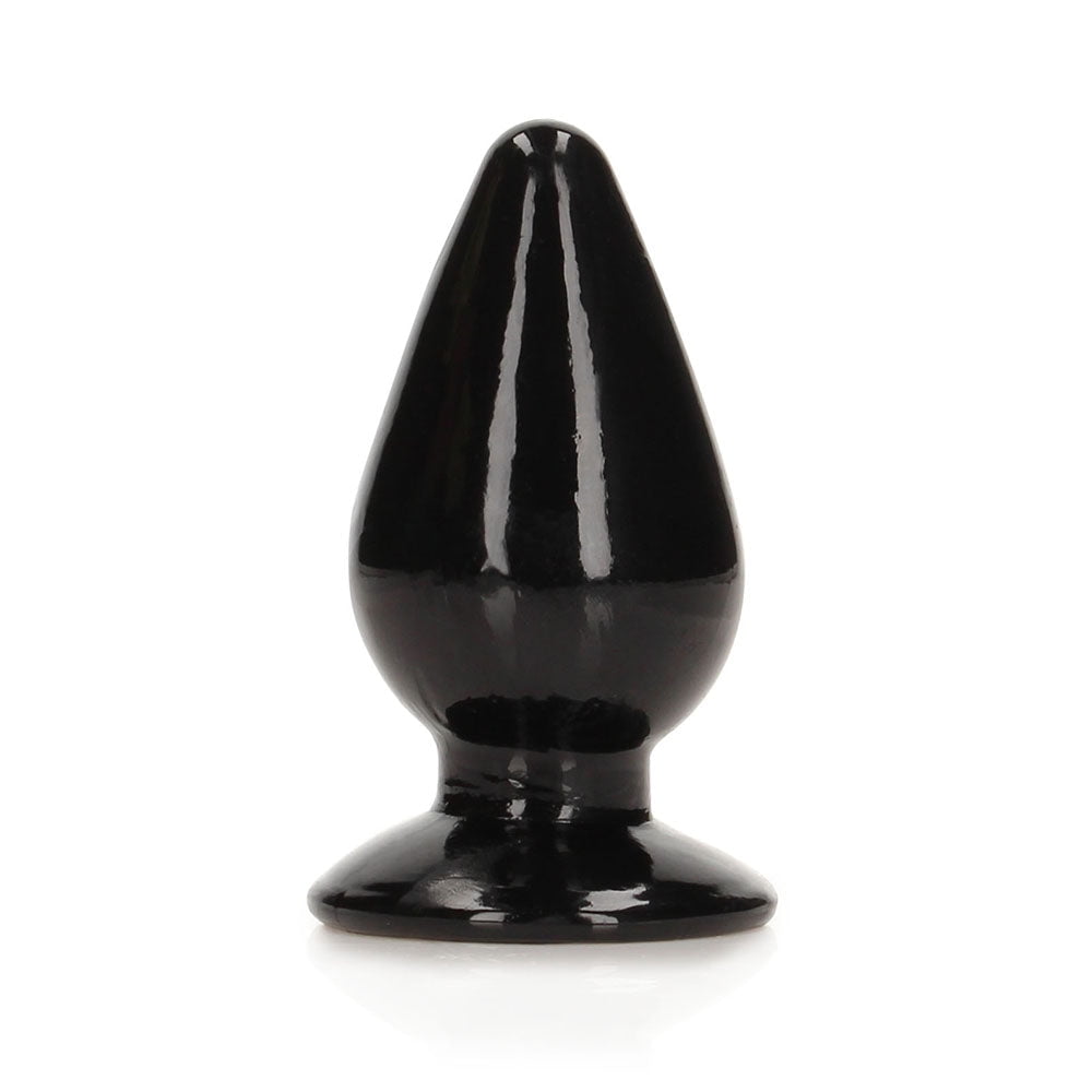RealRock Crystal Silicone Clear 4.5 in. Anal Plug, Black - Walmart Business  Supplies
