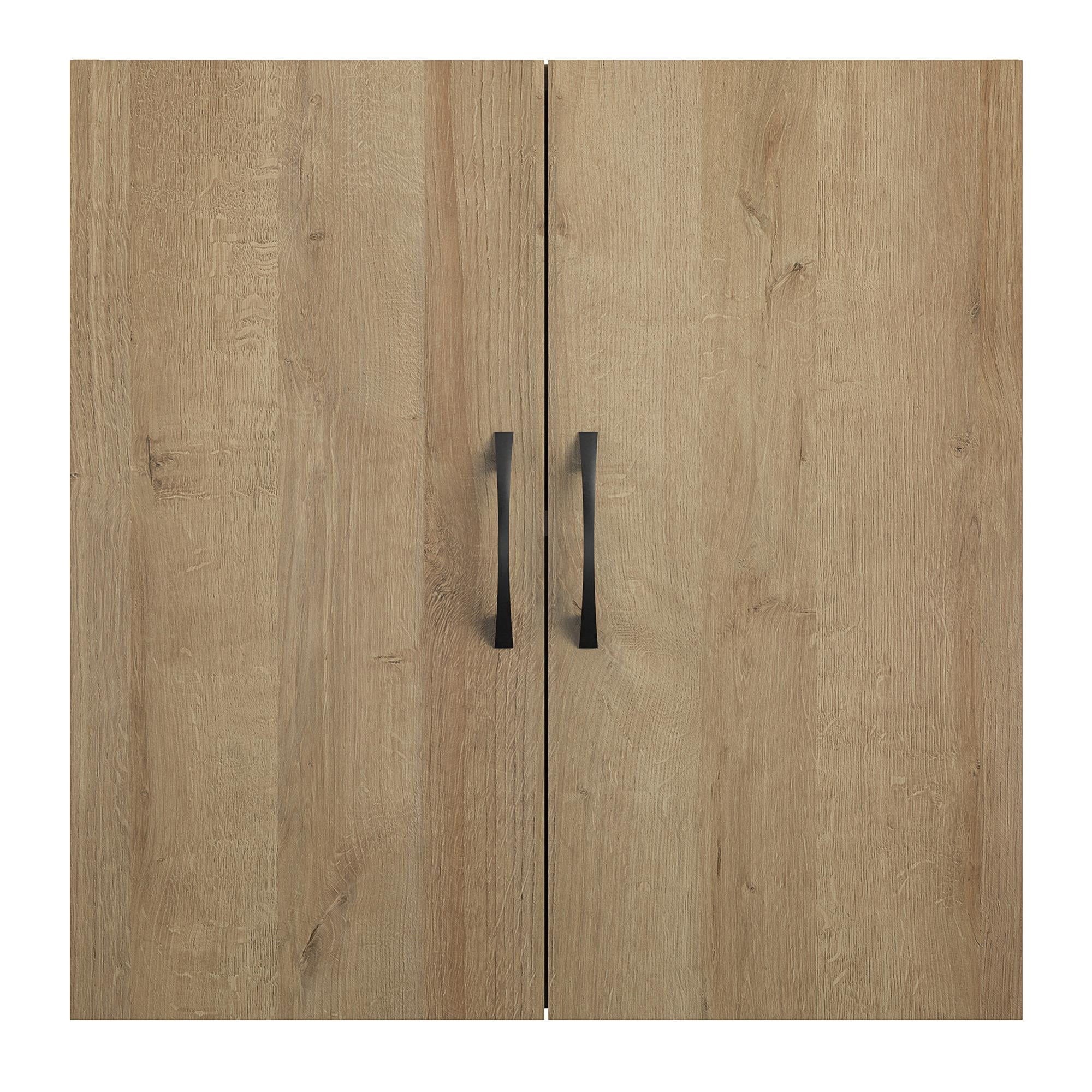 RealRooms Basin 24" 2 Door Wall Storage Natural