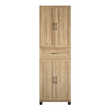 RealRooms Basin Framed Storage Cabinet with Drawer, Natural