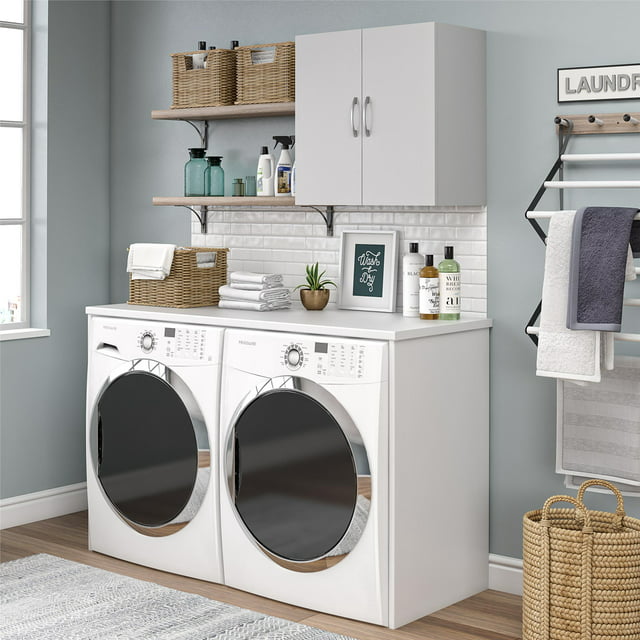RealRooms Basin Wall Storage Cabinet, Kitchen Pantry and Bathroom ...
