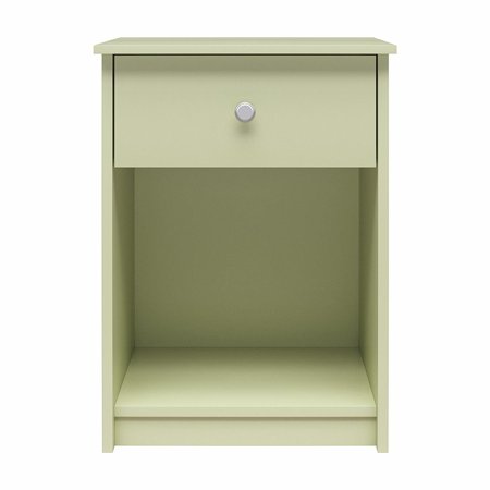 RealRooms Ellison Nightstand with Drawer, Sage