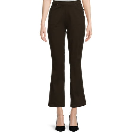 RealSize Women's 4 Pocket Stretch Pull On Bootcut Jeans, Sizes S-XXL, Available in Petite