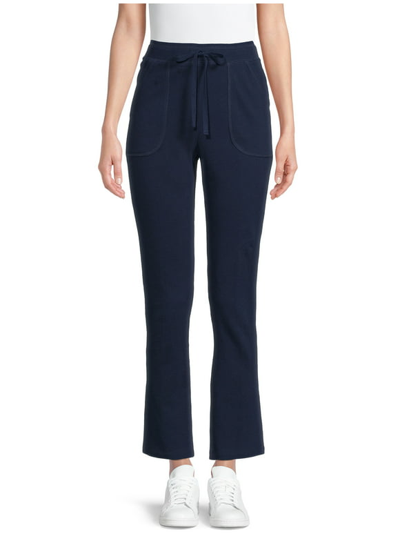 RealSize Women's French Terry Cloth Pants with Pockets