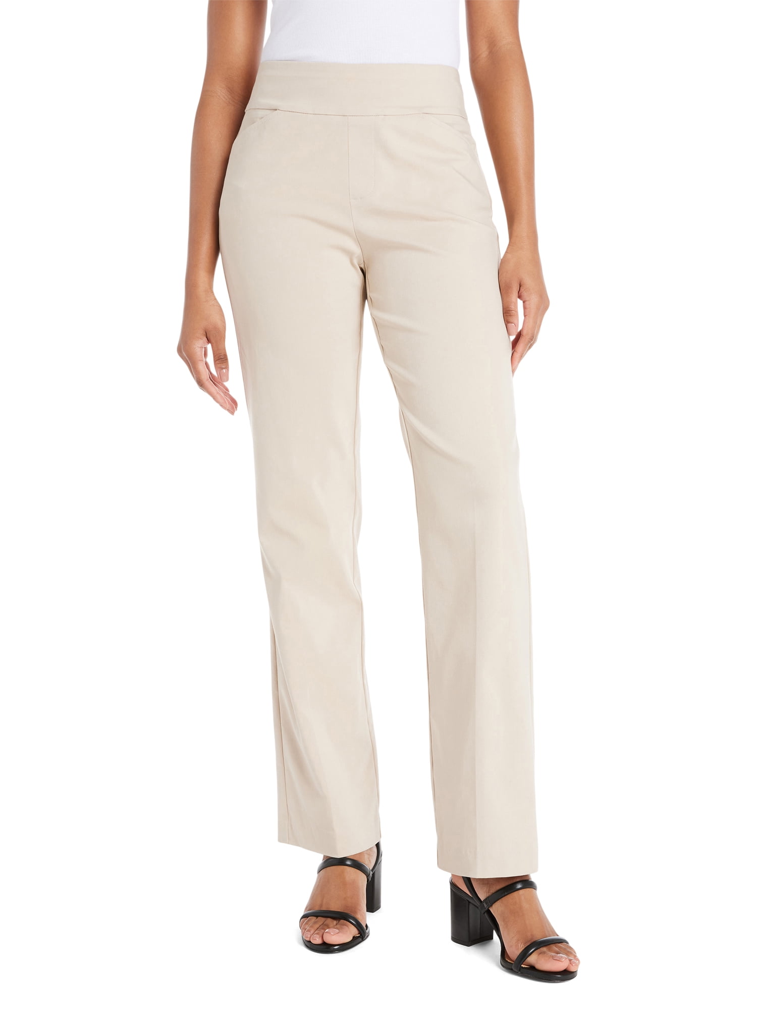 【ミルク】1tuck straight pants lapiis RealSize Women's Millennium Bootcut Pull On Pants, 31