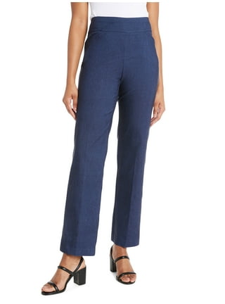 Wrinkle-Free Stretch Dress Pants Plus Size for Women Pull-on Pant Comfort  XL