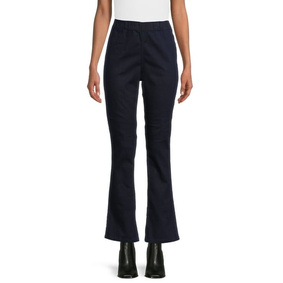RealSize Women's Pull On Bootcut Jeggings, Available in Regular and Petite