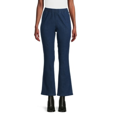 RealSize Women's Pull On Bootcut Jeggings, Available in Regular and Petite