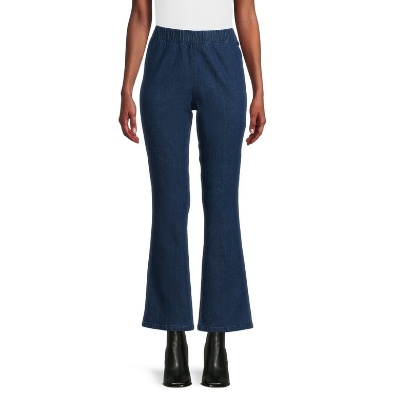 RealSize Women's Pull On Bootcut Jeggings, Available in Regular and Petite  