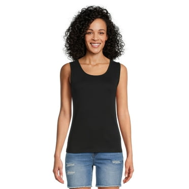 RealSize Women's Rib Muscle Tank Top, Sizes XS-3XL