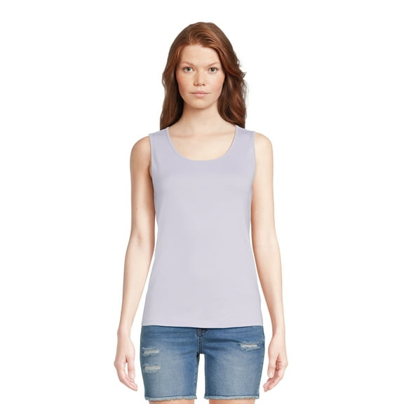 RealSize Women's Rib Muscle Tank Top, Sizes XS-3XL