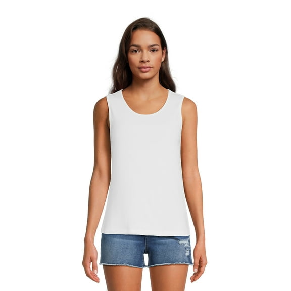 RealSize Women's Rib Muscle Tank Top, Sizes XS-3XL