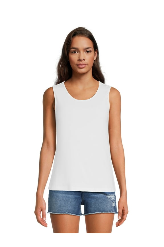 Women's Rib Muscle Tank Top, Sizes XS-3XL