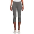 thumbnail image 1 of RealSize Women's Stretch Jersey Capri Leggings, XS-XXXL, 1 of 6